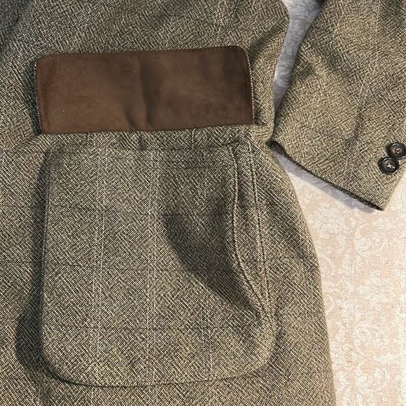 Luciano Barbera ~Italian Wool Windowpane Plaid Coat - Picture 11 of 16